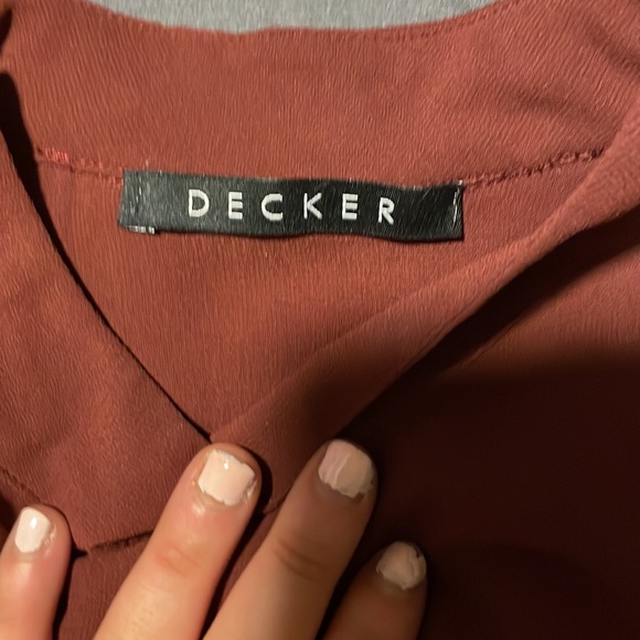 Maroon halter top - Picture 2 of 4